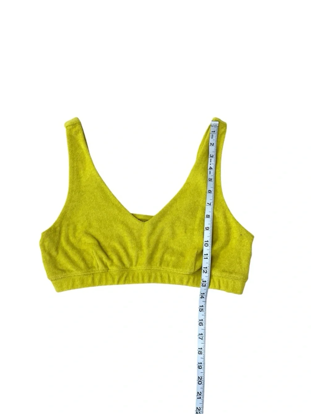 Offline by Aeria Women’s Lime Green Terry Bralette Size Large